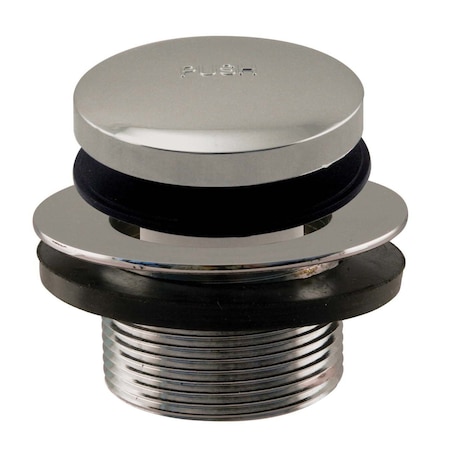 Westbrass Tip Toe 1-3/8" NPSM Fine Thread Bath Drain in Polished Nickel D3323-05